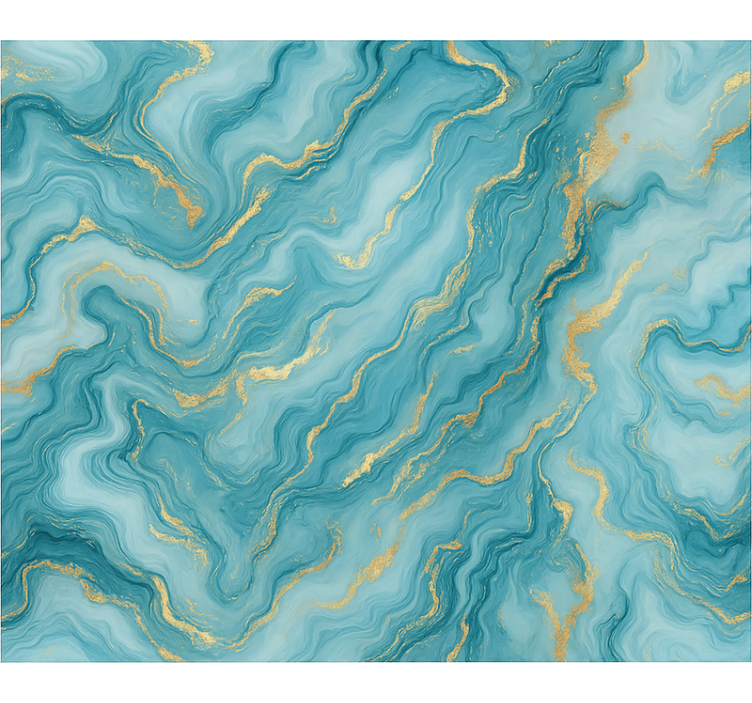 Μπλε ρολό κουρτίνας από ανοιχτό μπλε μάρμαρο - TenStickers