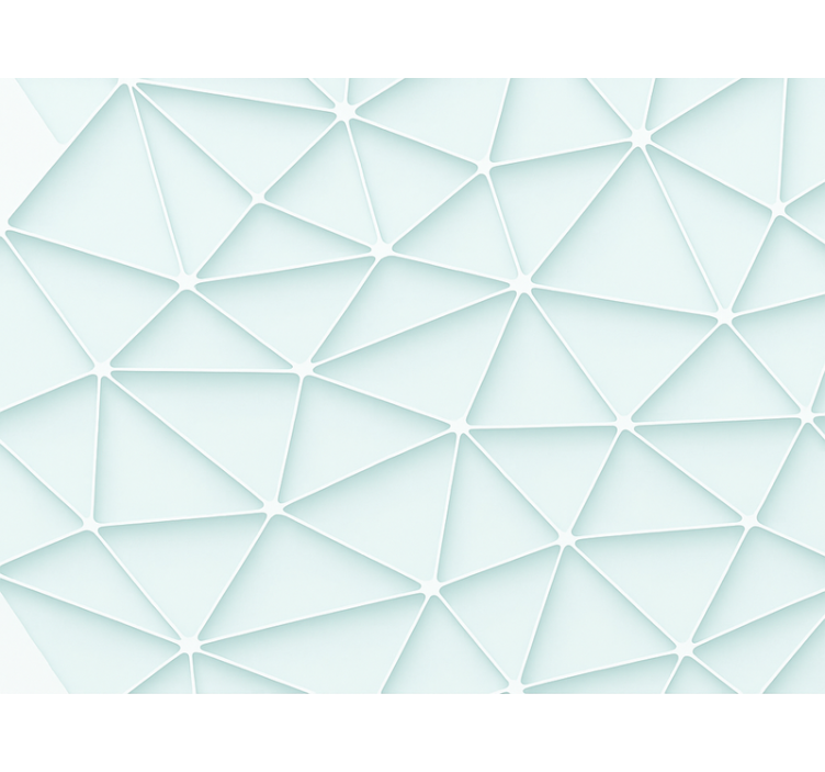 Mπλε ρολό κουρτίνας με σχέδιο Αφηρημένο Τρίγωνο - TenStickers