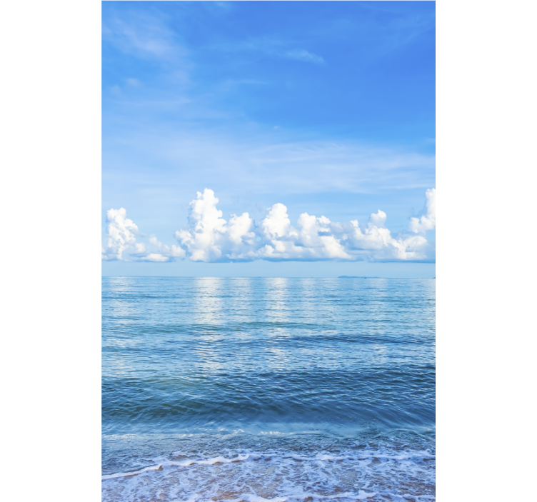 θάλασσα με τυφλό σύννεφο - TenStickers