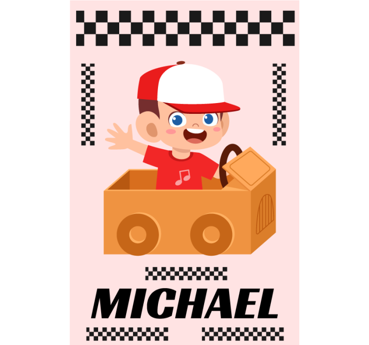 παιδί οδηγός προσαρμοσμένη τυπωμένη σκιά παραθύρου - TenStickers