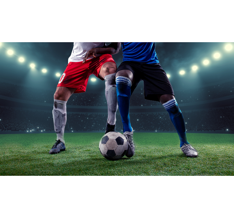 μπάλα στο γήπεδο ποδόσφαιρο τυφλό - TenStickers