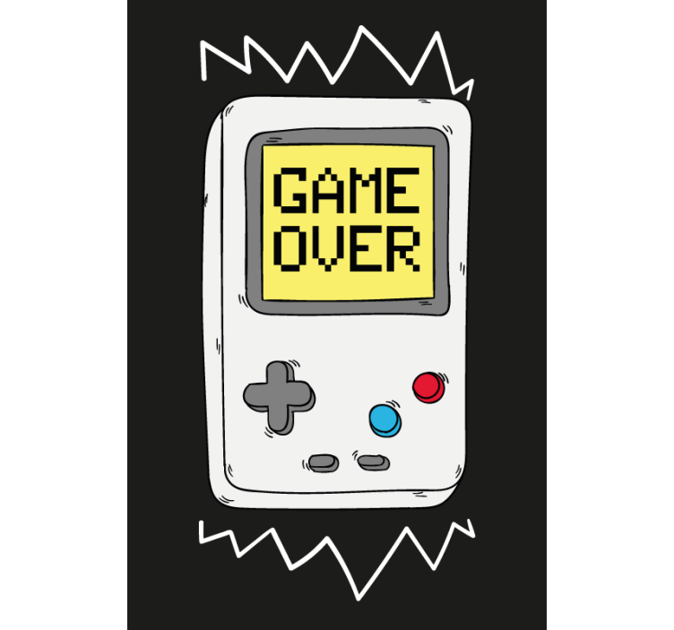 ρετρό κονσόλα geek roller blind - TenStickers