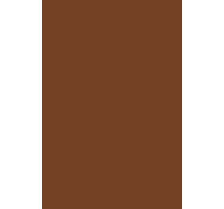 απλό καφέ χρώμα τυφλό κουζίνα - TenStickers