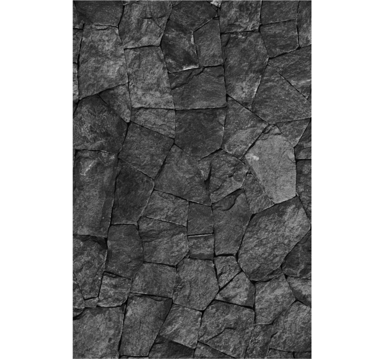 Pολό κουρτίνας με υφή και μοτίβο επιφάνεια φυσικής πέτρας - TenStickers