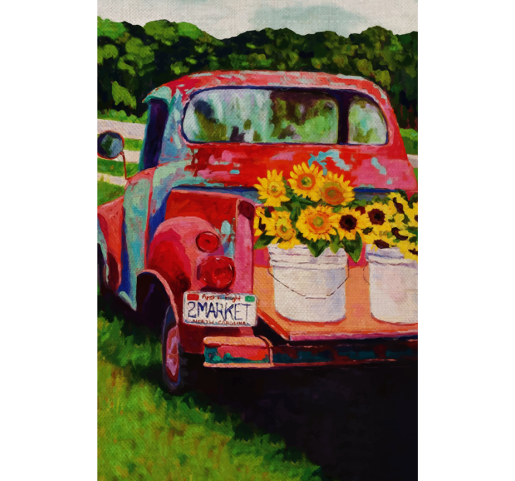 φορτηγό με περσίδα φρούτων και λαχανικών - TenStickers