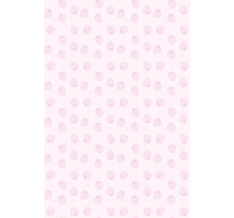 φράουλες σε ροζ φρούτα και λαχανικά - TenStickers