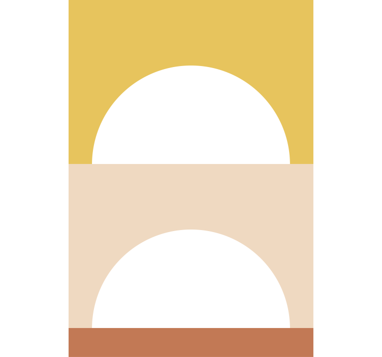 Pολό στόρι μοντέρνο κύκλοι του ανατέλλοντος ήλιου - TenStickers