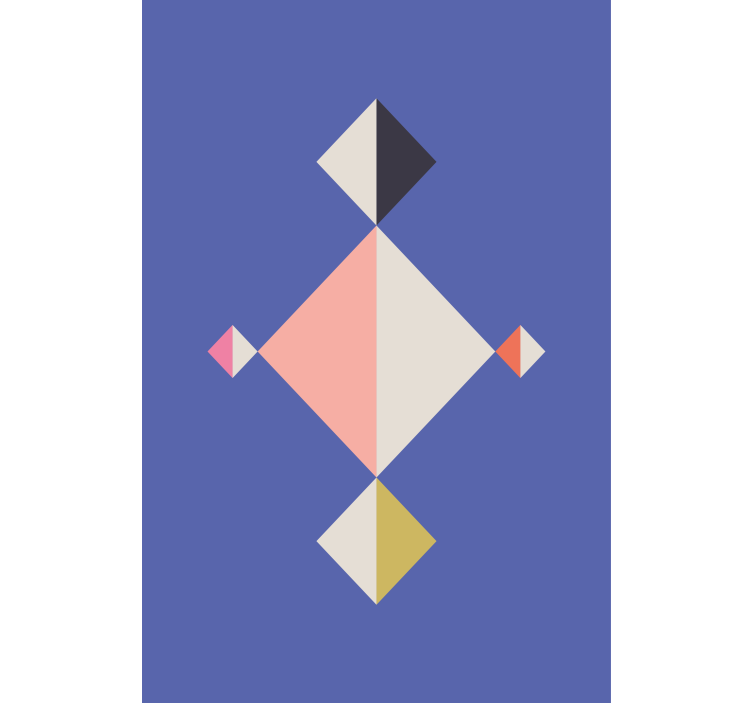 γεωμετρικό σχέδιο ρολά που ζωγραφική - TenStickers