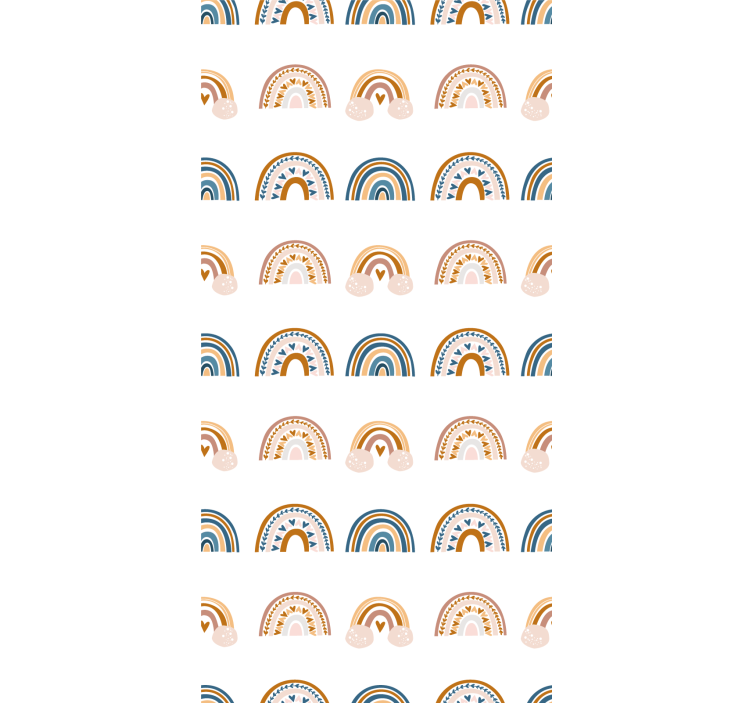 Pολό για παιδιά σκανδιναβικά μοτίβα ουράνιου τόξου - TenStickers