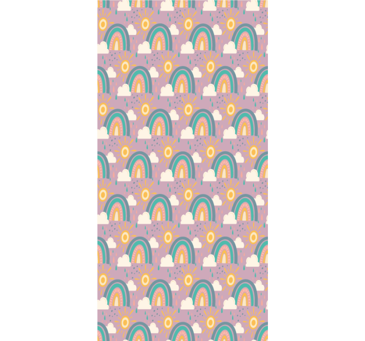 Pολό για παιδιά ουράνια τόξα και ήλιους - TenStickers