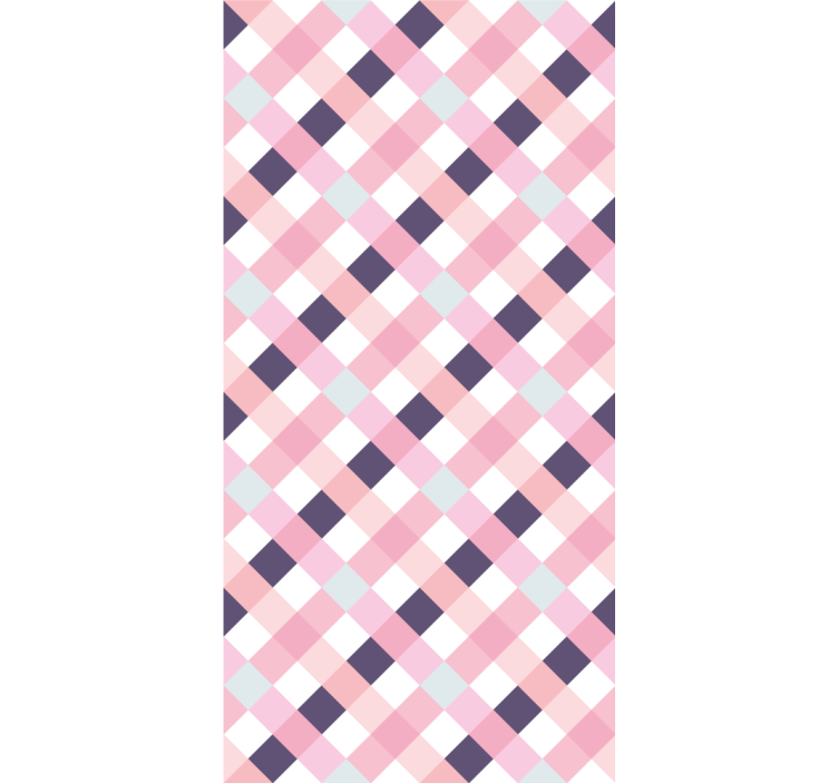 Pολό στόρι μοντέρνο αρμονία μοτίβο διαμαντιών - TenStickers