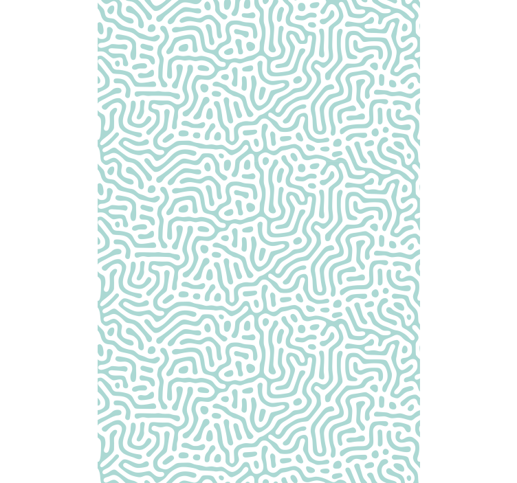 πράσινο και άσπρο μοτίβο φύσης και φυτό τυφλό - TenStickers