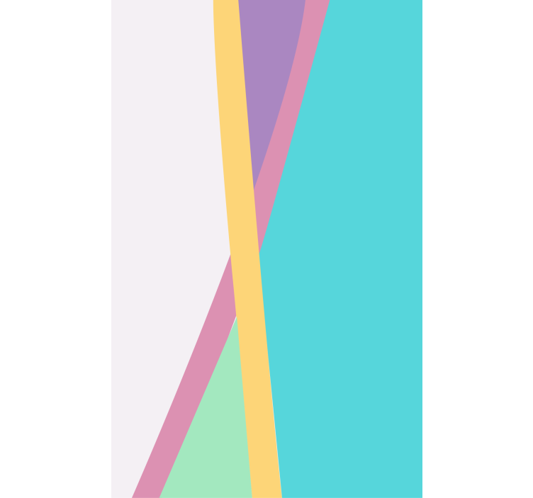 Pολό στόρι μοντέρνο γεωμετρικά πολύχρωμα σχέδια - TenStickers