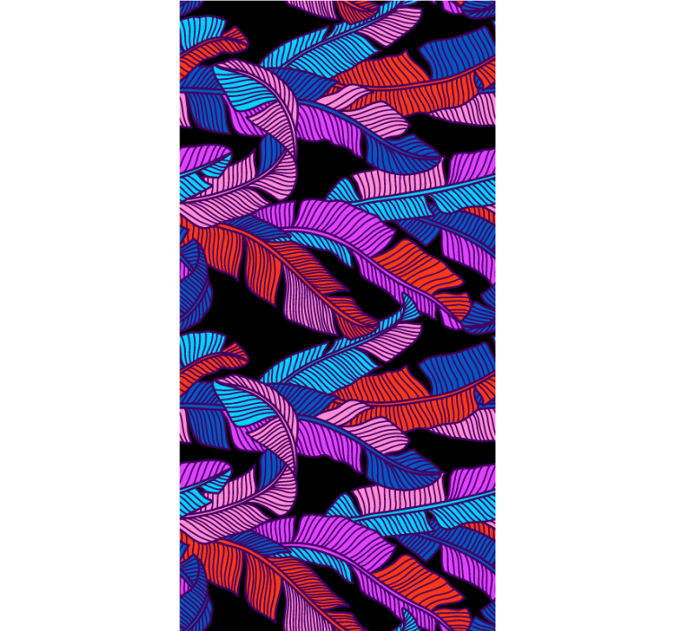 Πρωτότυπο ρολό κουρτίνας ηλεκτρικό μοτίβο λοφίου - TenStickers