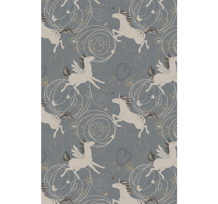 Pολό για παιδιά μαγικό μοτίβο μονόκερων - TenStickers