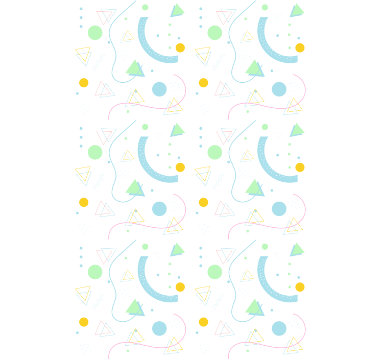 Pολό στόρι μοντέρνο συστοιχία γεωμετρικών σχημάτων - TenStickers