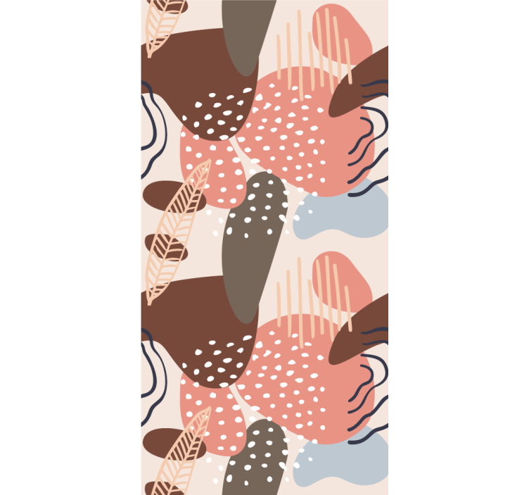 αφηρημένα μανιτάρια περισσότερα λουλούδια και φυτά τυφλά - TenStickers