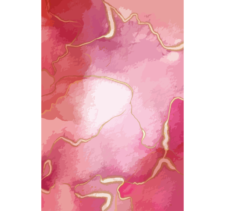 ροζ και χρυσό μαρμάρινο εφέ μοντέρνο blind - TenStickers