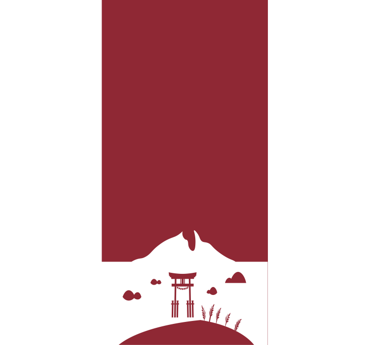 Pολό στόρι σκηνή πύλης βουνού - TenStickers