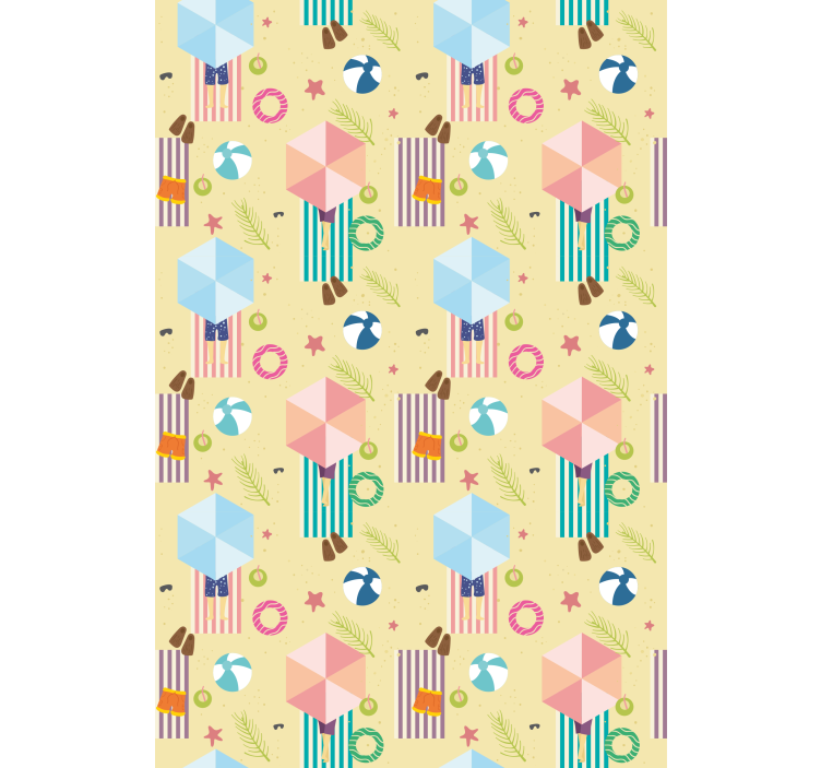 ηλιόλουστη παραλία μοτίβο πρωτότυπο ρολό τυφλό - TenStickers