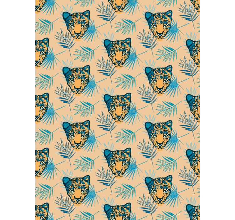 εκπληκτική κοιτάζοντας λεοπάρδαλη διάφορα τυφλά ζώα - TenStickers