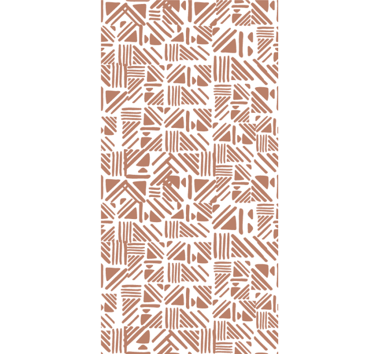 Pολό για την κύρια κρεβατοκάμαρα γεωμετρικά στοιχεία μοτίβου - TenStickers