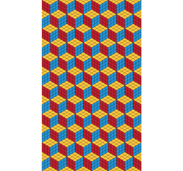 κύβος ρούμπικ αρχικό μοτίβο άλλο τυφλό - TenStickers