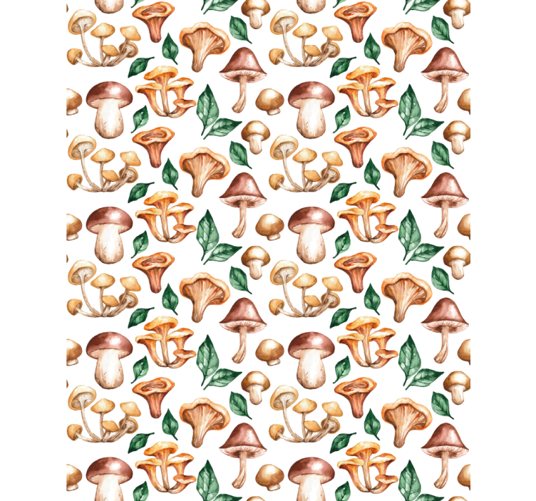 σετ πολύχρωμα μανιτάρια πρωτότυπο ρολό - TenStickers