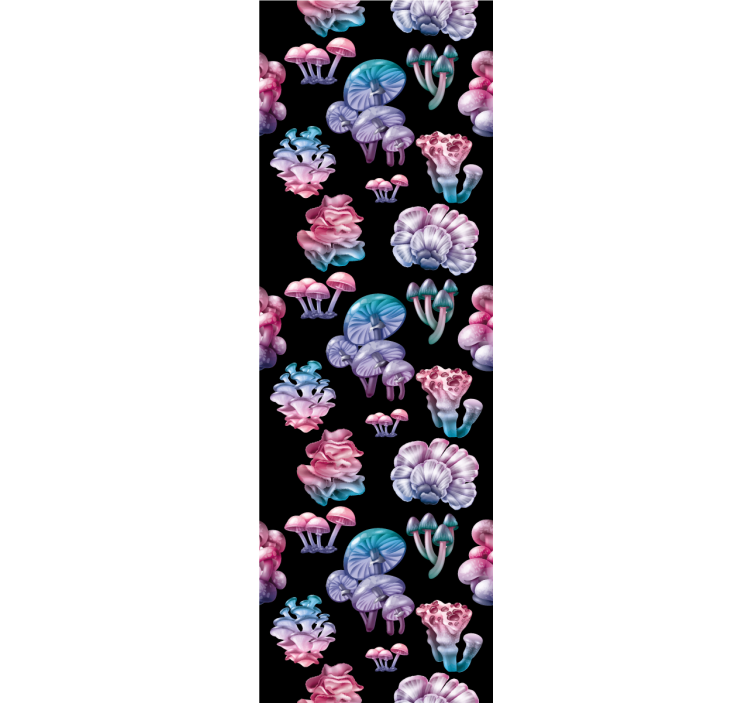 σετ μαγικά μανιτάρια ρολά που ζωγραφική - TenStickers