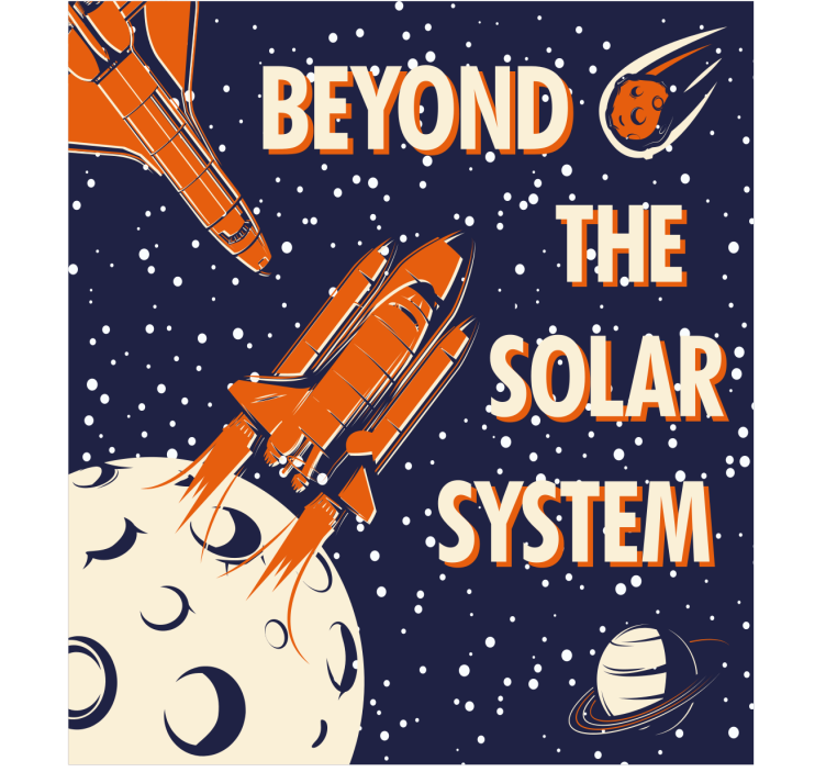 Pολό στόρι για φορητό υπολογιστή Διαστημική Εξερεύνηση - TenStickers