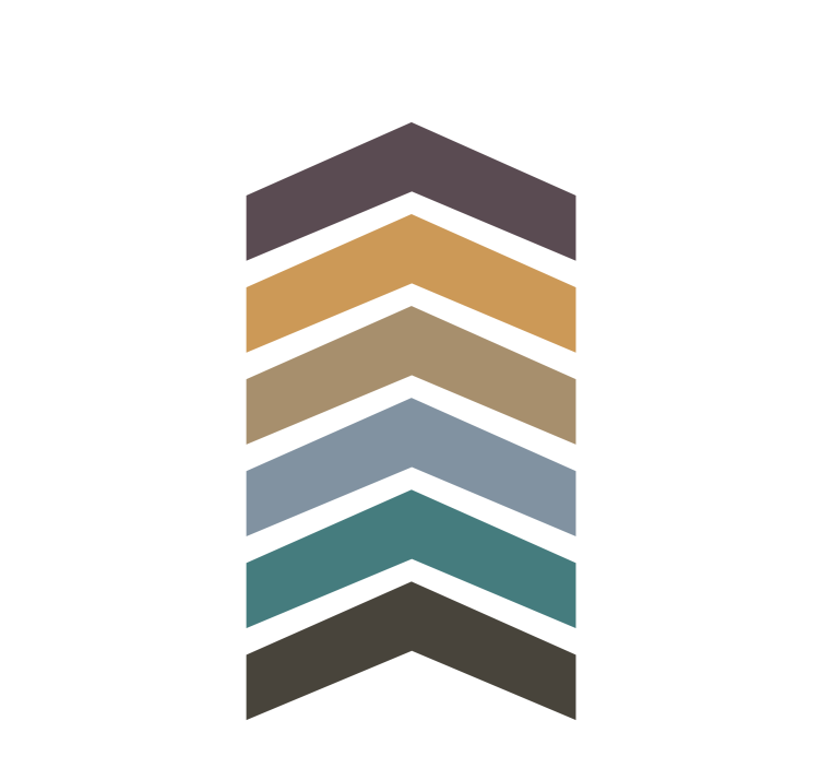 χρώματα της γης βέλος σκανδιναβικό σαλόνι ρολά που - TenStickers