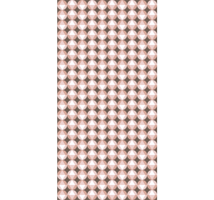 Ρολό κουρτίνας με υφή και μοτίβο γεωμετρικών σχημάτων - TenStickers