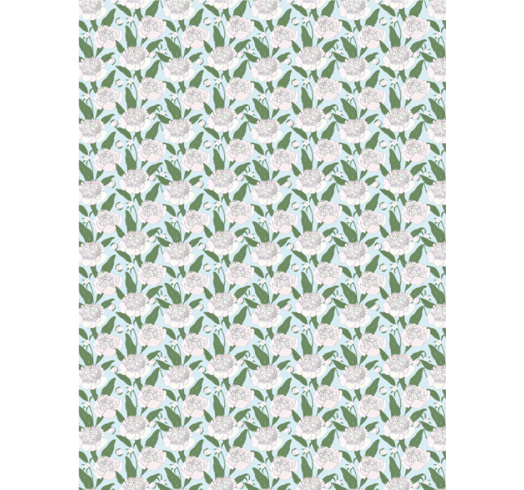 κινούμενα σχέδια λουλούδια και φυτά ρολά που - TenStickers