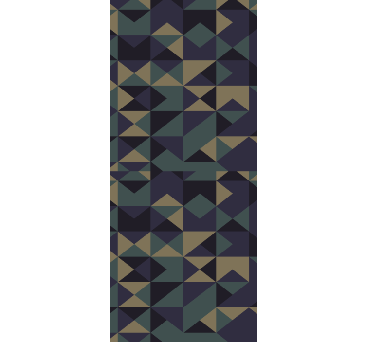 Pολό στόρι μοντέρνο μπλοκ γεωμετρικών μοτίβων - TenStickers