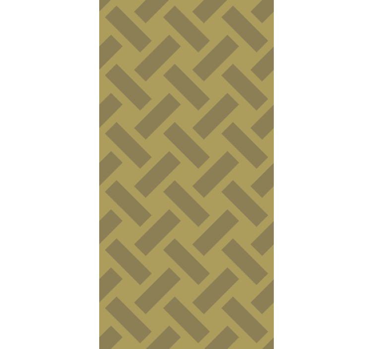 γεωμετρικό κίτρινο τετράγωνο σχέδιο ρολά που - TenStickers