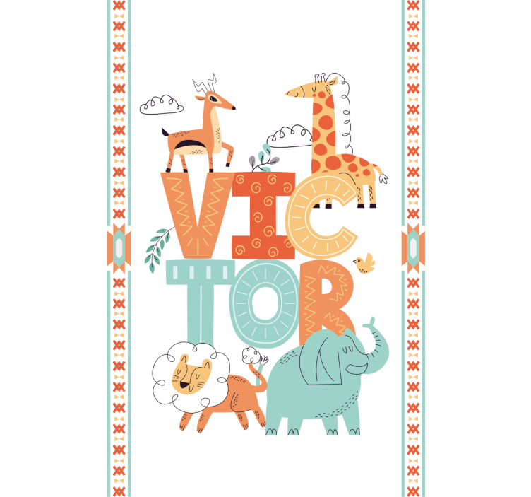 Προσαρμόσιμα στόρια για παιδιά της ζούγκλας - TenStickers