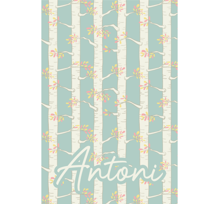 σημύδας σε σκανδιναβικό στυλ δέντρο τυφλό - TenStickers