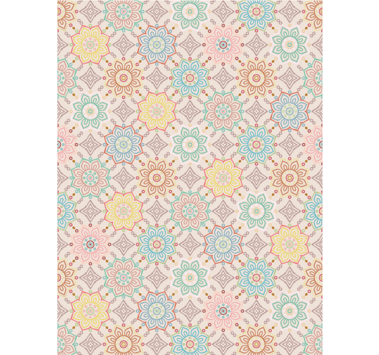 Λουλουδάτο ρολό στόρι ζωντανή άνθιση έννοια - TenStickers