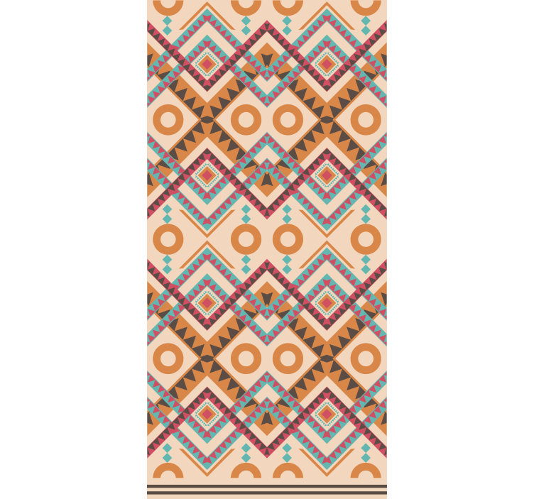 πολύχρωμα διαμάντια μοτίβο παράθυρο ρολά που - TenStickers