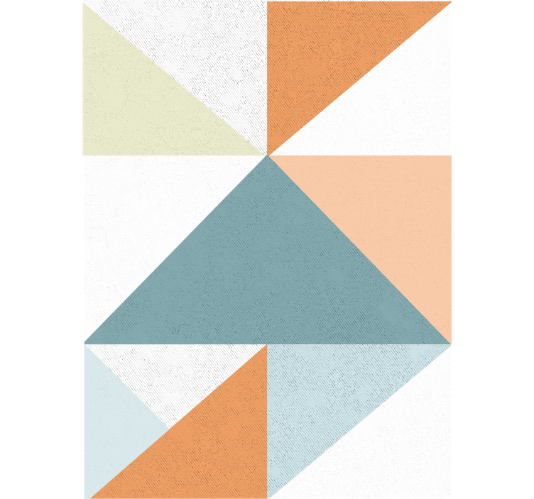 Pολό στόρι μοντέρνο γεωμετρικό τρίγωνο μοτίβο - TenStickers