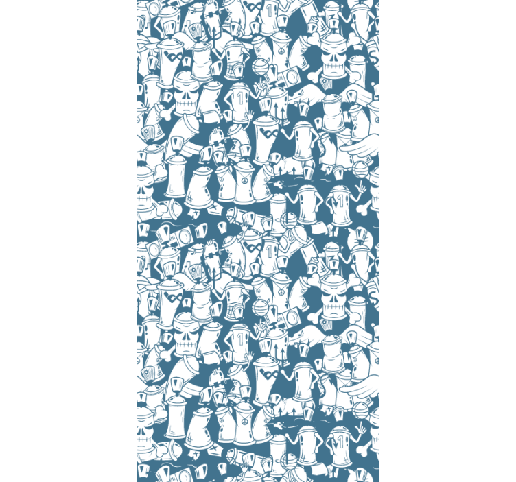 κουτιά γκράφιτι έφηβος ρολά στόρια - TenStickers