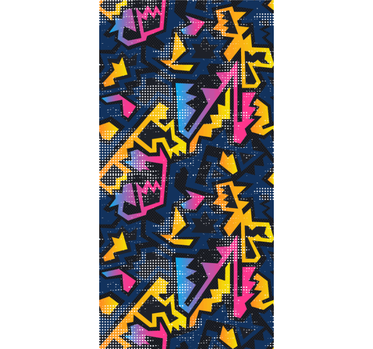 γεωμετρικά γκράφιτι έφηβος ρολά που - TenStickers