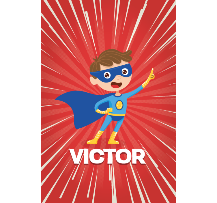 Eξατομικευμένο ρολό κουρτίνας σούπερ παιδί - TenStickers