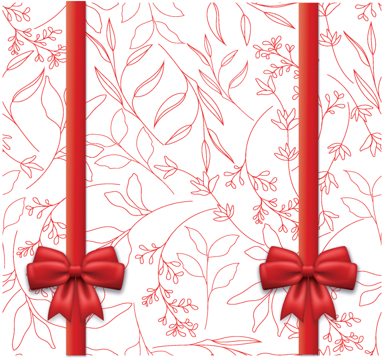 Pομαντικό ρολό κουρτίνας λουλουδάτο μοτίβο με γραβάτες - TenStickers