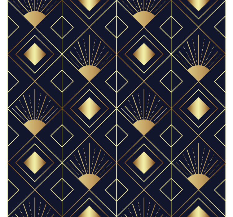 Kομψό ρολό στόρι στυλ αρ ντεκό - TenStickers