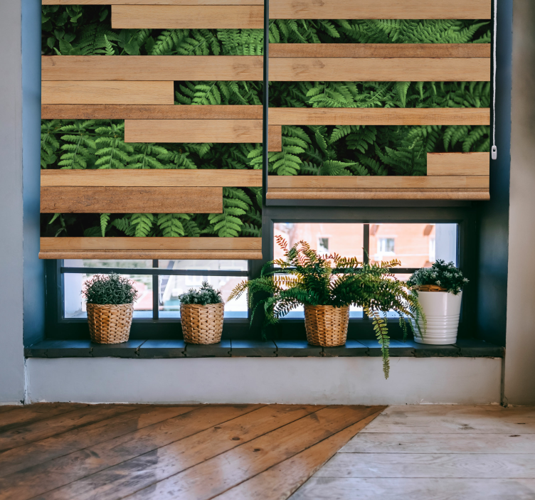 Pολό στόρι με δέντρα καταπράσινη επικάλυψη - TenStickers