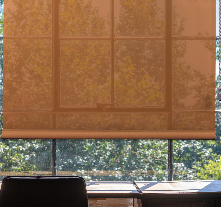 εκπληκτικό πορτοκαλί χρώμα τυφλό γραφείου - TenStickers