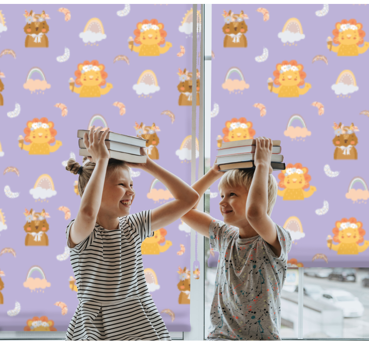 Pολό για παιδιά μωρά ζώα και ουράνια τόξα - TenStickers