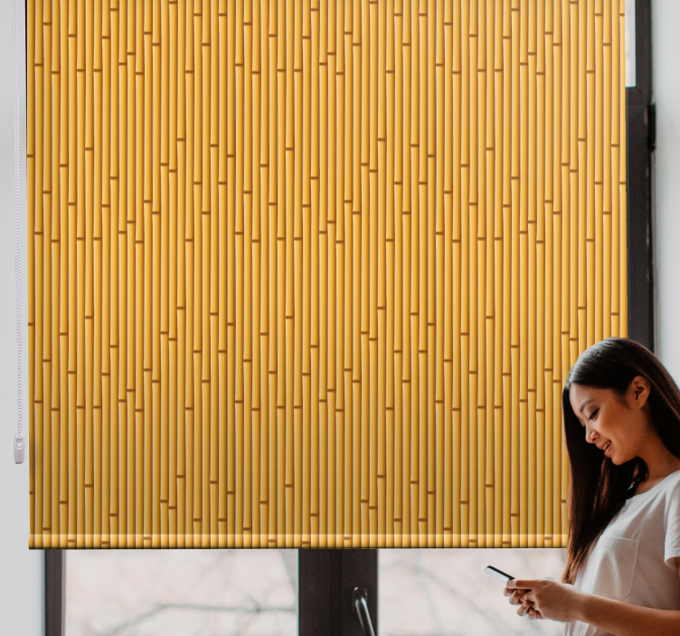 μπαμπού εφέ "japandi" διακόσμηση υφή ρολά που - TenStickers