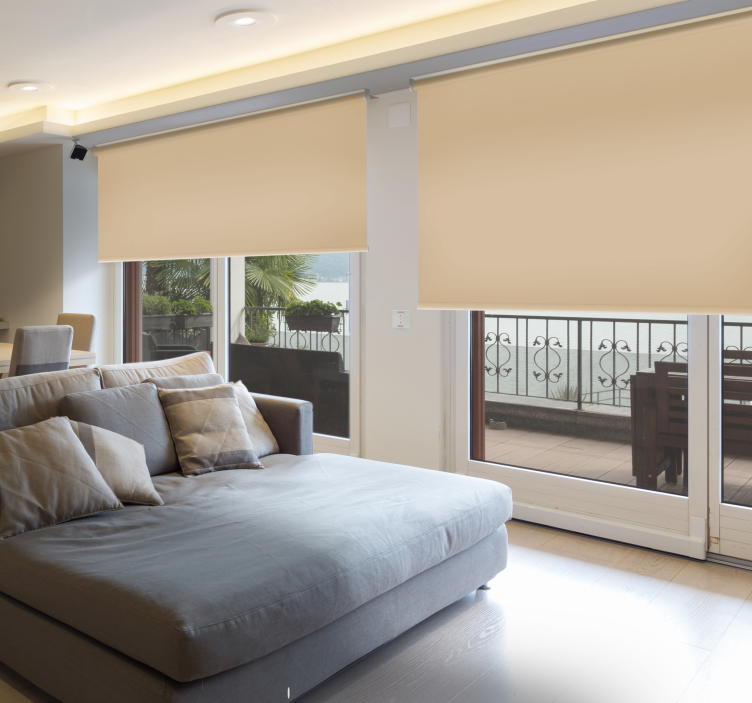 μπεζ τυφλό κρεβατοκάμαρας συσκότισης - TenStickers